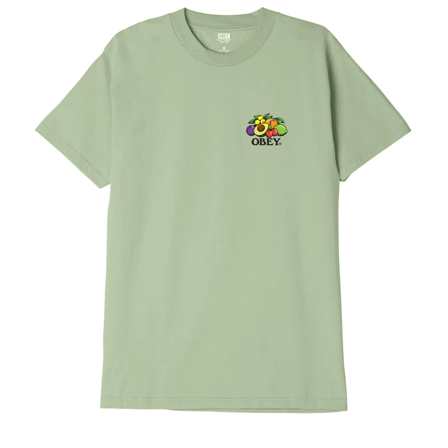 OBEY BOWL OF FRUIT SS TEE - CUCUMBER