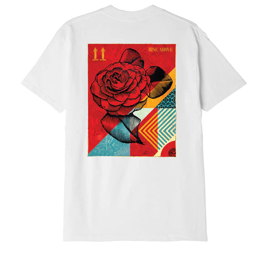 OBEY RISE ABOVE ROSE - WHITE