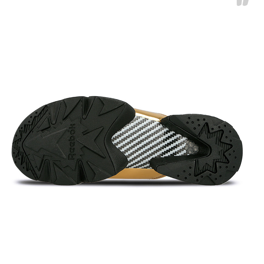 REEBOK FURY SLIDE MAGIC HOUR - GOLD MET / BLACK WHITE freeshipping - FREESTYLE LLORET