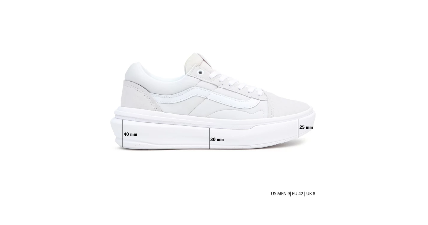 VANS  OLD SKOOL OVER CC - White