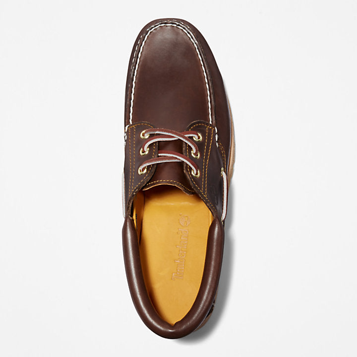 TIMBERLAND AUTHENTIC HANDSEWN BOAT - md brown full grain