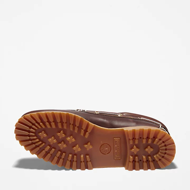 TIMBERLAND AUTHENTIC HANDSEWN BOAT - md brown full grain