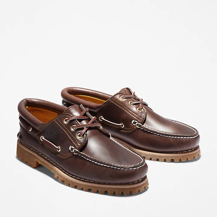 TIMBERLAND AUTHENTIC HANDSEWN BOAT - md brown full grain