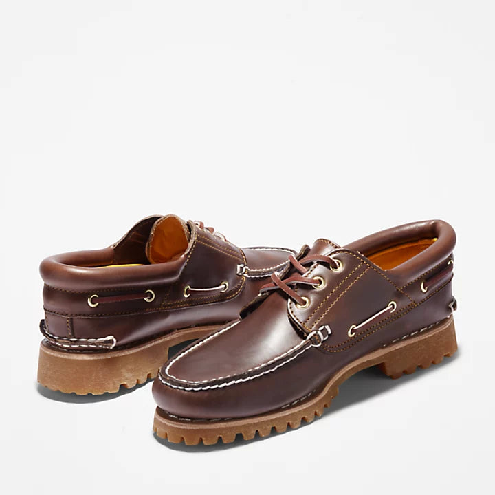 TIMBERLAND AUTHENTIC HANDSEWN BOAT - md brown full grain