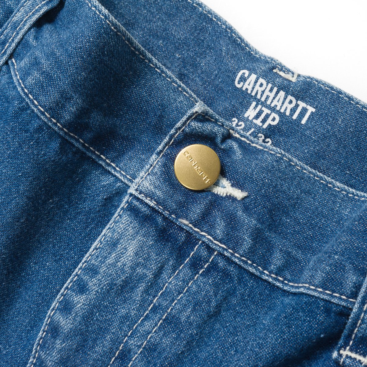 CARHARTT WIP SIMPLE PANT - Blue, stone washed