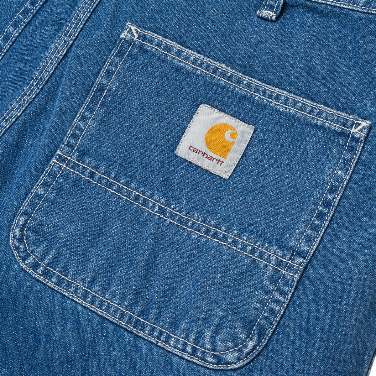 CARHARTT WIP SIMPLE PANT - Blue, stone washed