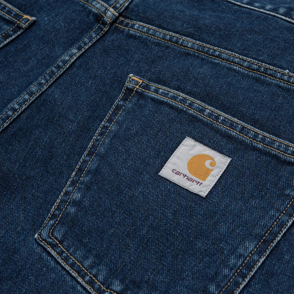 CARHARTT WIP NEWEL PANT - Blue Stone Wached