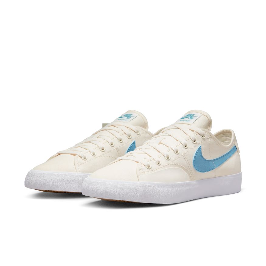 NIKE SB BLAZER COURT - Phantom/Phantom/Gum Light Brown/Cerulean - FREESTYLE LLORET