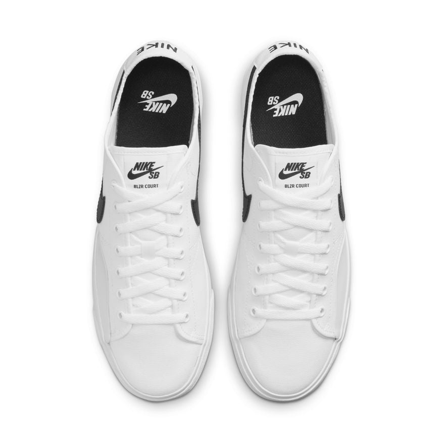 NIKE SB BLAZER COURT - WHITE / BLACK - FREESTYLE LLORET