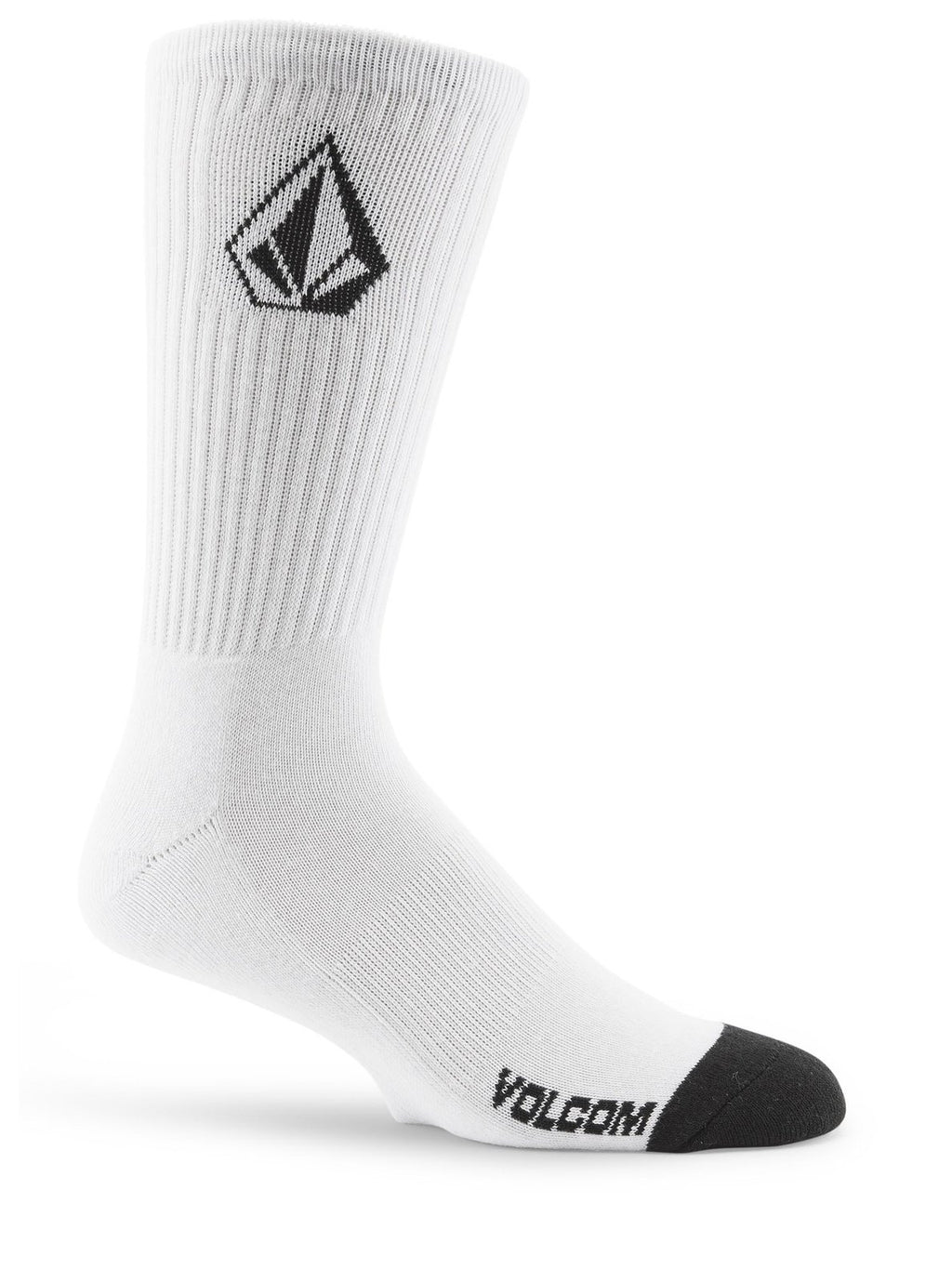 VOLCOM FULL STONE SOCKS 3-PACK - WHITE freeshipping - FREESTYLE LLORET