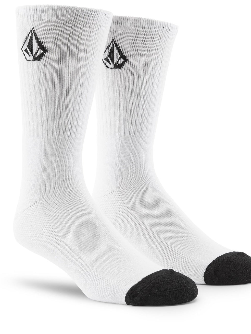 VOLCOM FULL STONE SOCKS 3-PACK - WHITE freeshipping - FREESTYLE LLORET