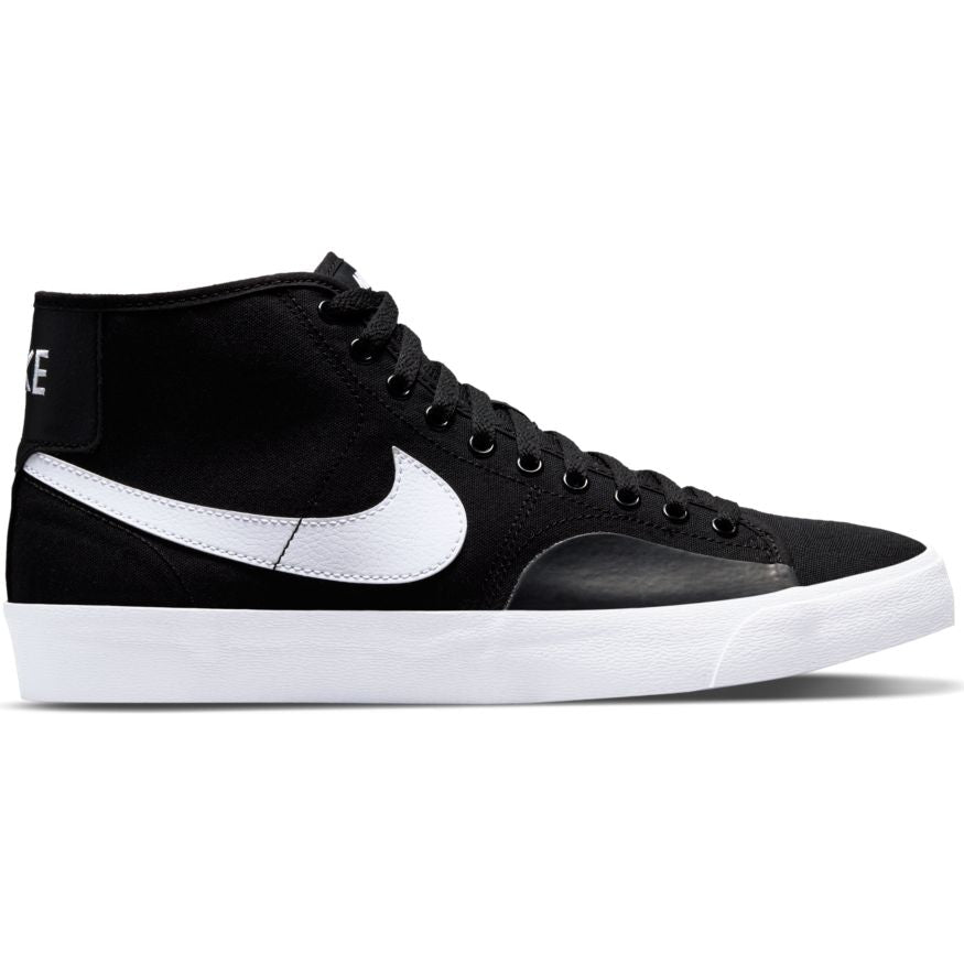 NIKE SB BLAZER COURT MID - BLACK / WHITE freeshipping - FREESTYLE LLORET