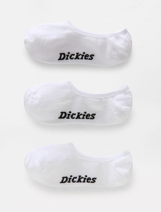 DICKIES INVISIBLE SOCKS 3-PACK - White