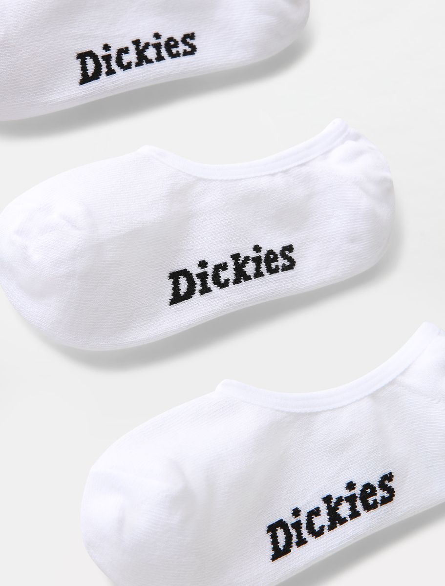 DICKIES INVISIBLE SOCKS 3-PACK - White