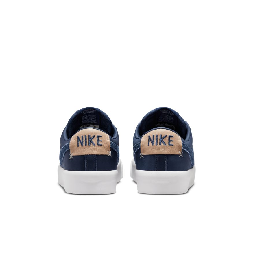 NIKE SB BLAZER LOW PRO GT PRM "DENIM SWOOSH" - Midnight Navy - FREESTYLE LLORET