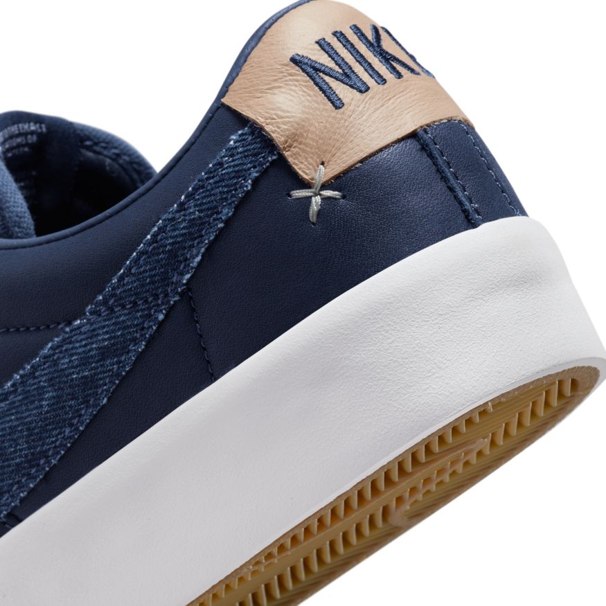 NIKE SB BLAZER LOW PRO GT PRM "DENIM SWOOSH" - Midnight Navy - FREESTYLE LLORET