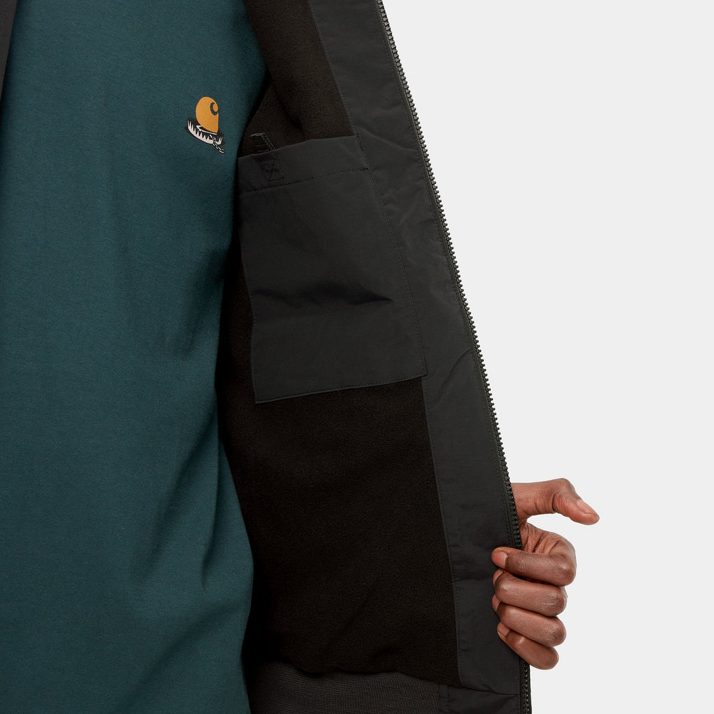 CARHARTT HOODED SAIL JACKET - BLACK / WHITE freeshipping - FREESTYLE LLORET