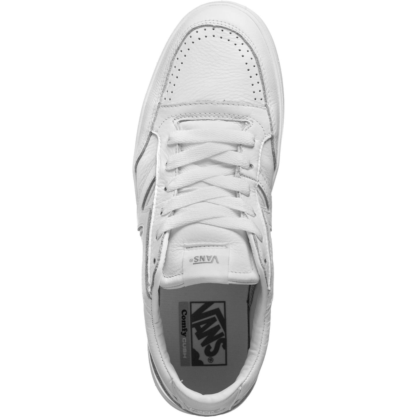 VANS LOWLAND CC LEATHER - Leather True White