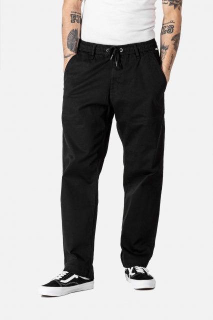 REELL REFLEX LOOSE CHINO PANT - BLACK freeshipping - FREESTYLE LLORET