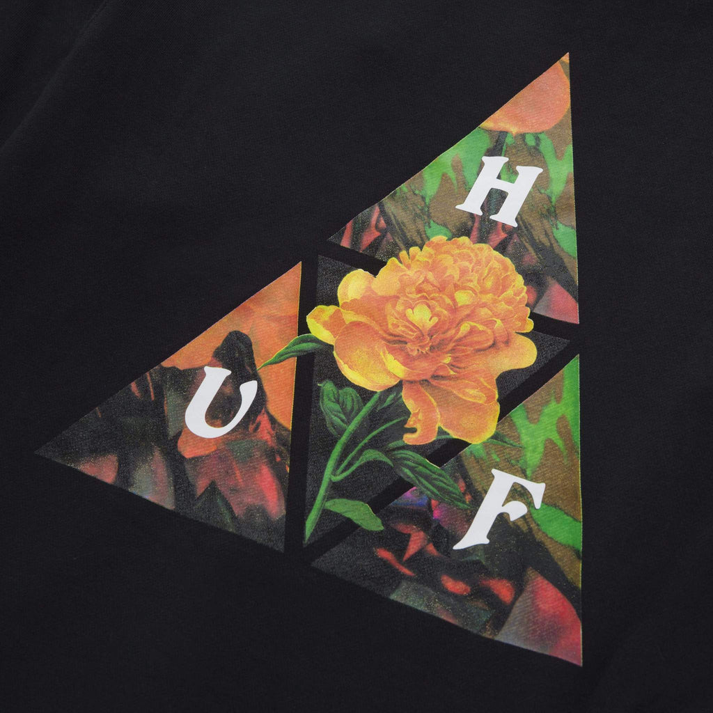HUF NEW DAWN TT HOODIE - BLACK freeshipping - FREESTYLE LLORET