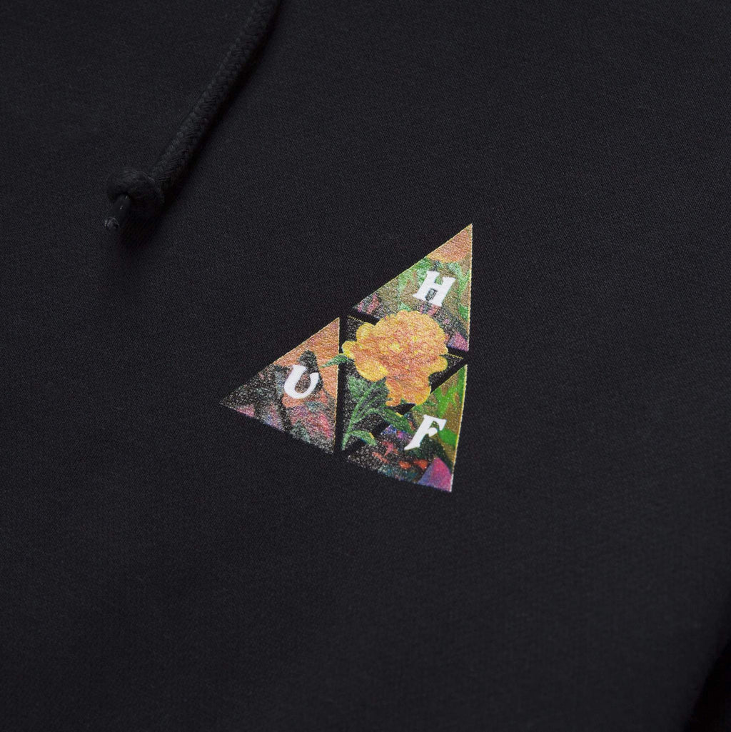 HUF NEW DAWN TT HOODIE - BLACK freeshipping - FREESTYLE LLORET