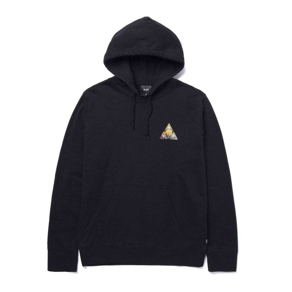 HUF NEW DAWN TT HOODIE - BLACK freeshipping - FREESTYLE LLORET