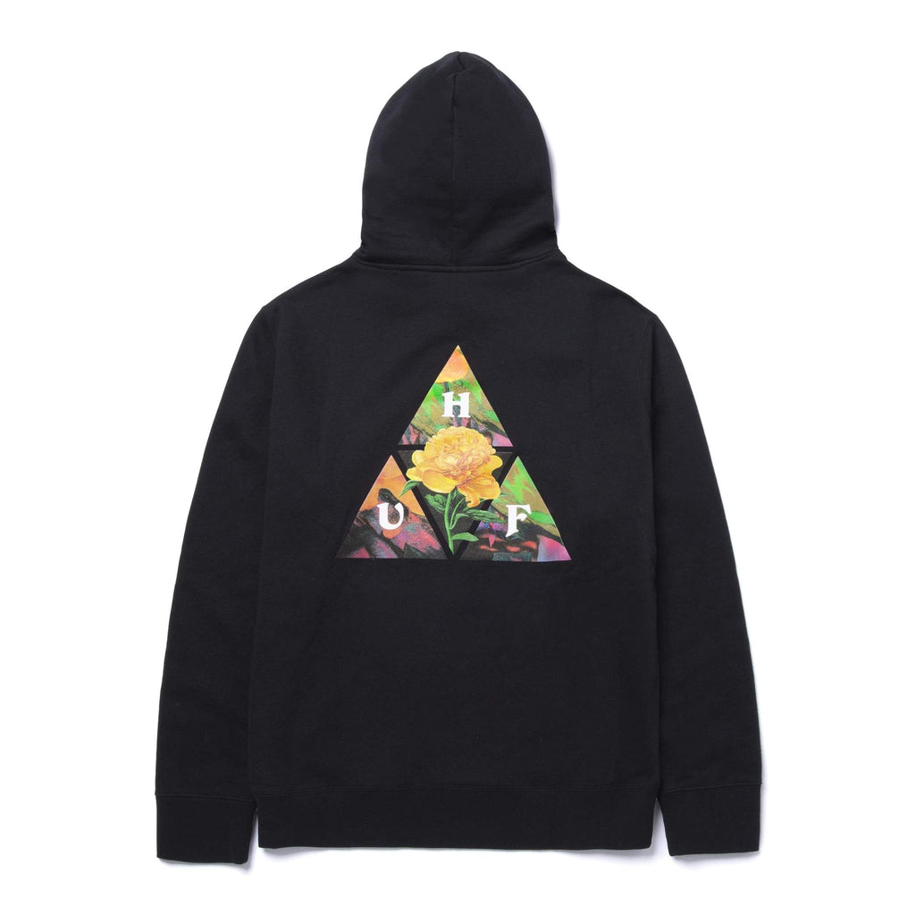 HUF NEW DAWN TT HOODIE - BLACK freeshipping - FREESTYLE LLORET