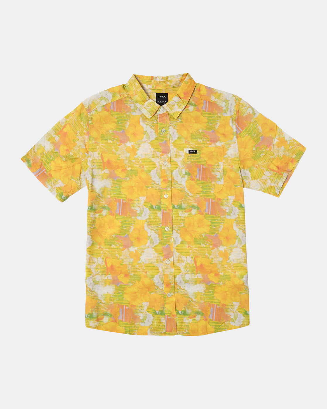 RVCA SUSSINGHAM SS SHIRT - Spectra Yellow