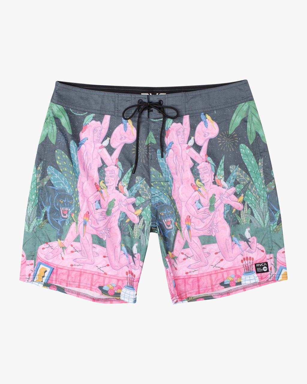 LUKE PELLETIER X KRISTEN LIU WONG NIGHTSCAPE BOARDSHORT - BLACK MULTI - FREESTYLE LLORET