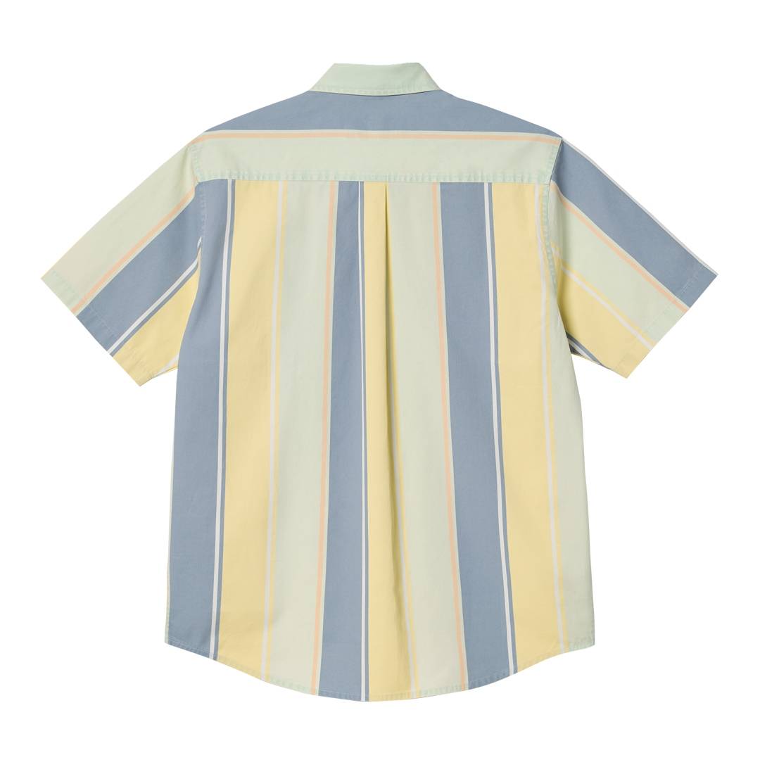 CARHARTT WIP S/S Gilman Shirt - Gilman Stripe, Pale Spearmint