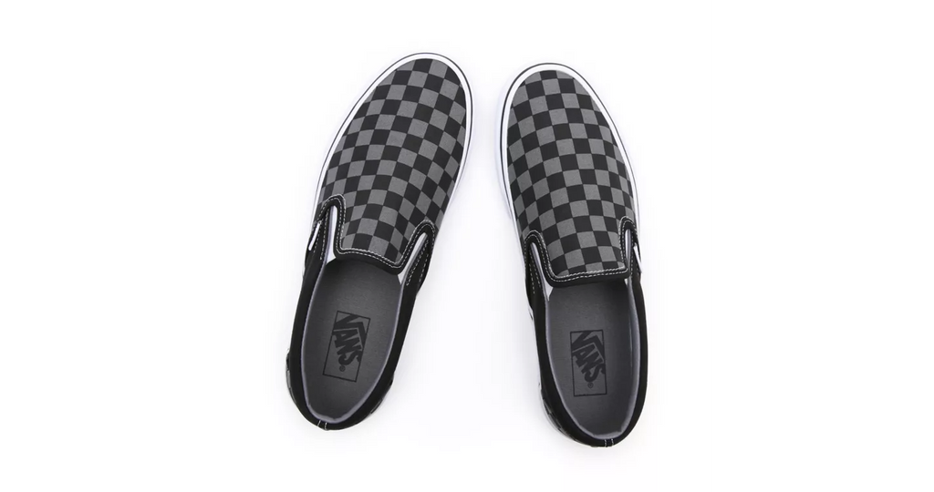VANS SLIP-ON / CHEKERBOARD - BLACK / GREY