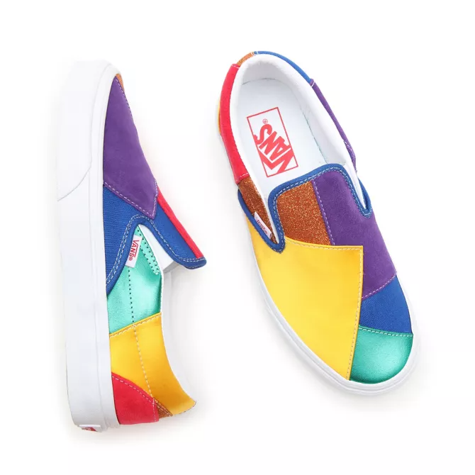 VANS SLIP-ON PRIDE - PATCHWORK TRUE WHITE freeshipping - FREESTYLE LLORET