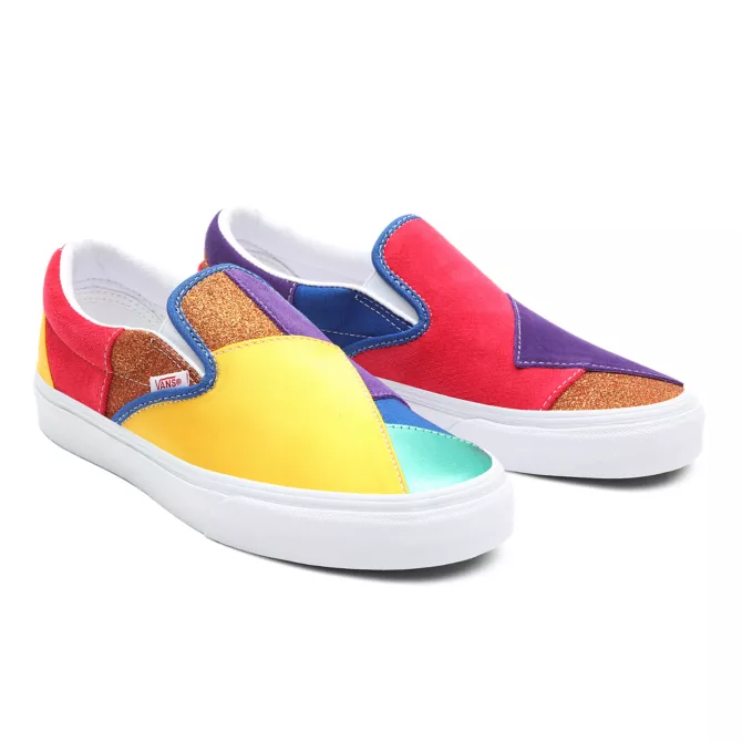 VANS SLIP-ON PRIDE - PATCHWORK TRUE WHITE freeshipping - FREESTYLE LLORET
