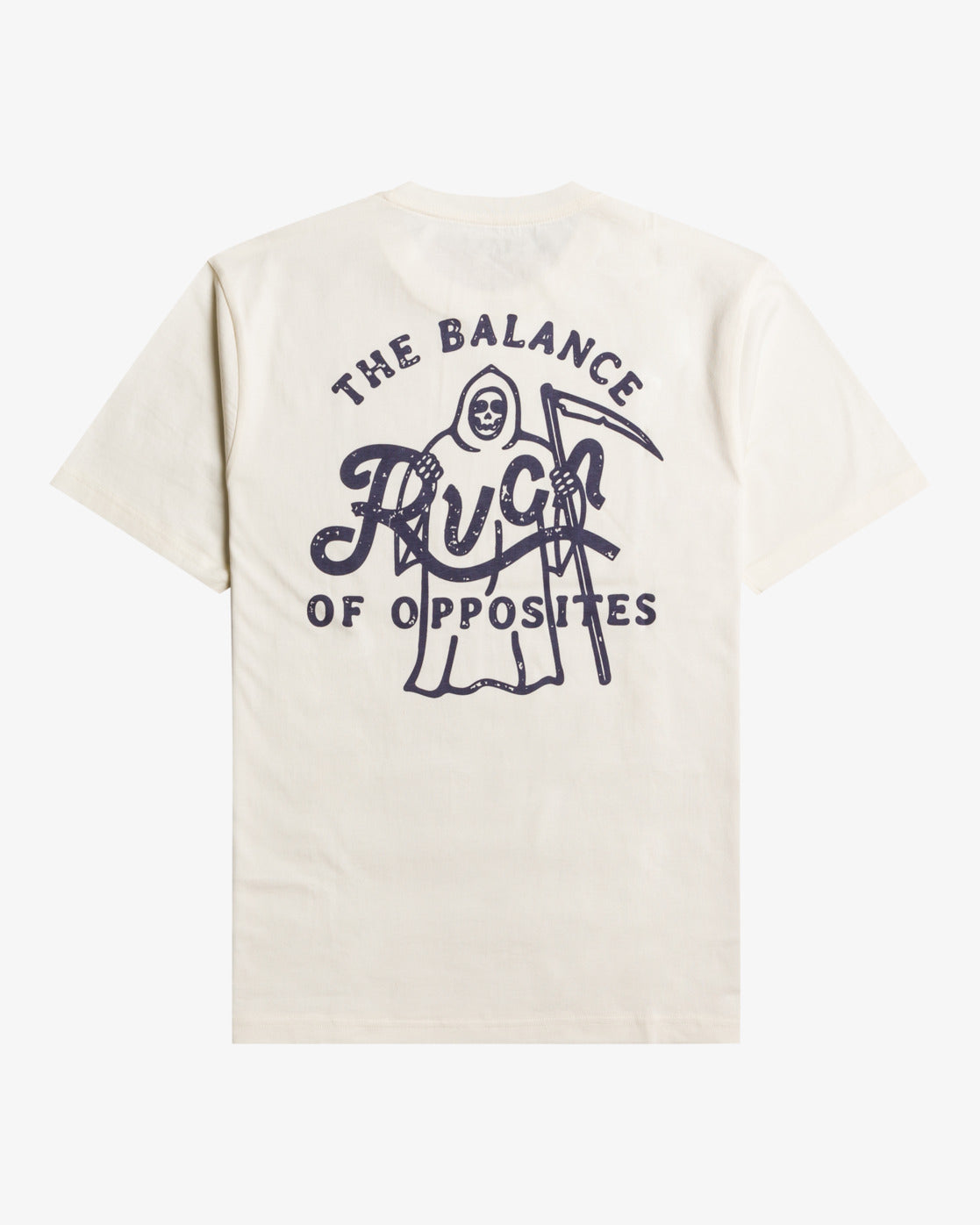 RVCA PARTING WAYS SS TEE - Antique White