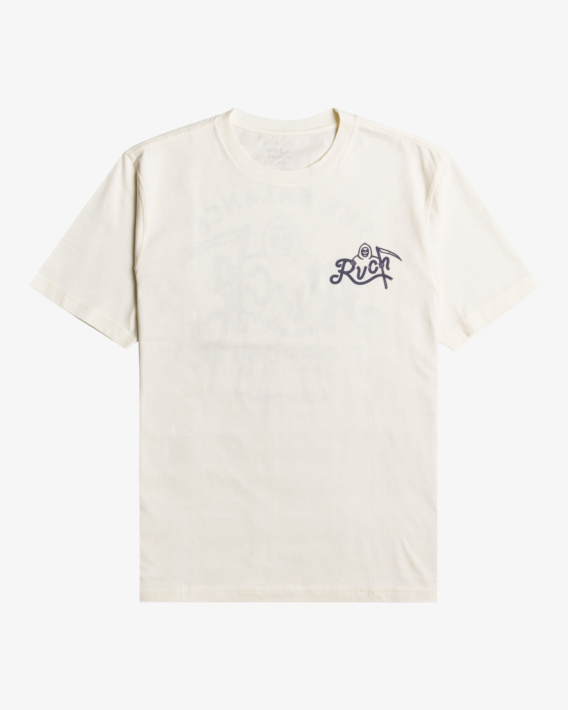RVCA PARTING WAYS SS TEE - Antique White