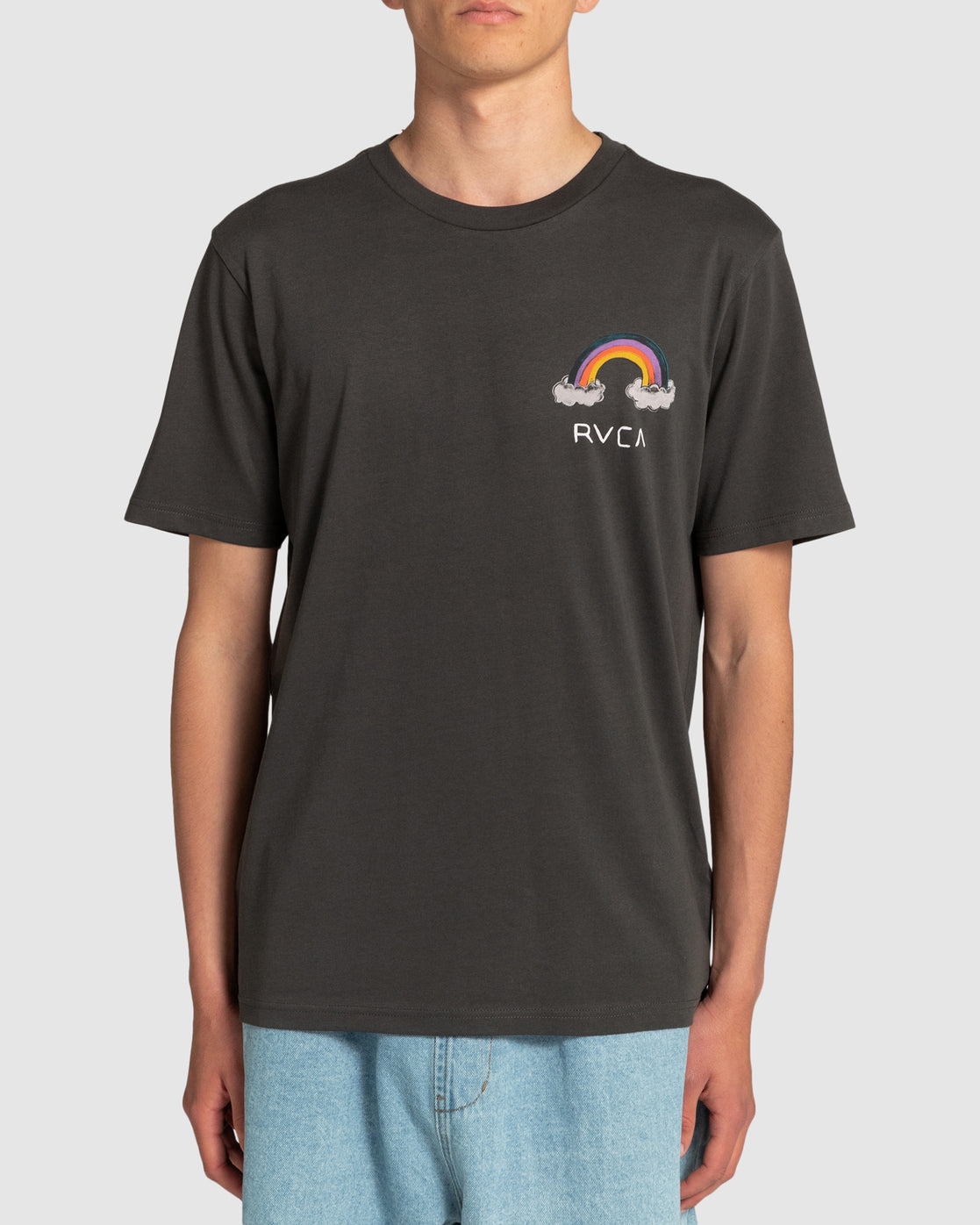 RVCA RAINBOW CONNECTION SS TEE - Pirate Black