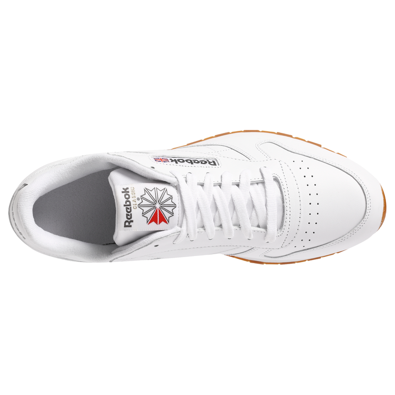 REEBOK CL LTHR CLASSIC LEATHER - WHITE / GUM freeshipping - FREESTYLE LLORET