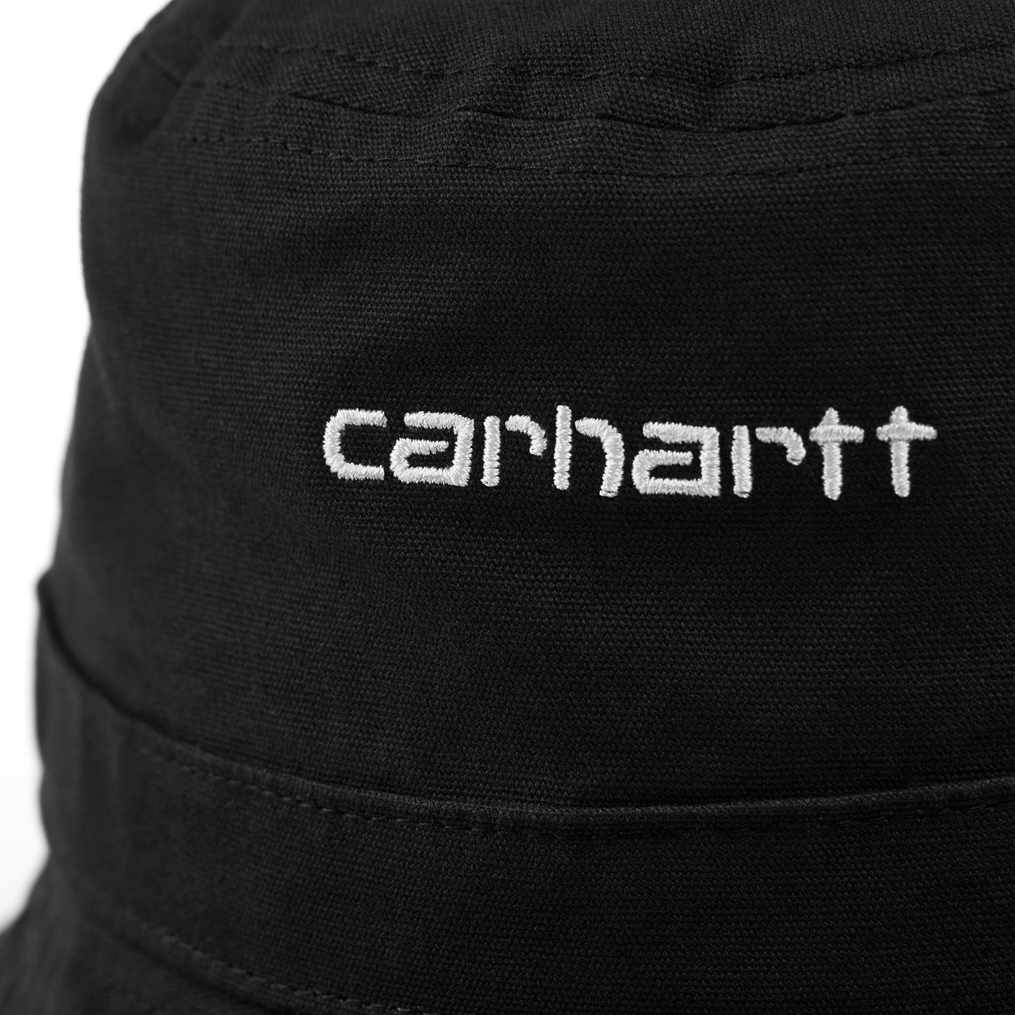 CARHARTT WIP SCRIPT BUCKET -  Black White