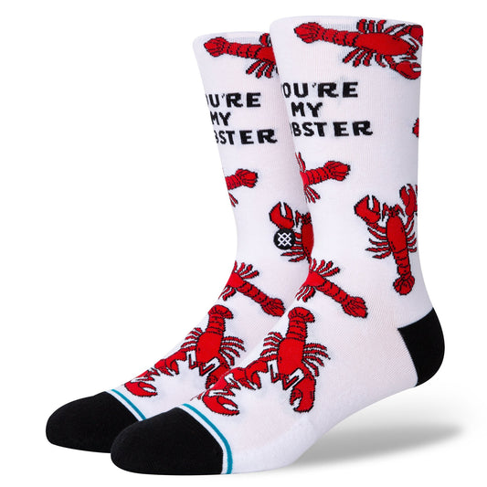 STANCE YU'RE MY LOBSTER - WHITE freeshipping - FREESTYLE LLORET