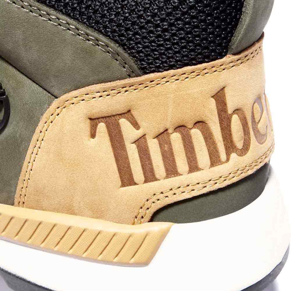 TIMBERLAND SPRINT TREKKER MID - Dark Green Nubuck