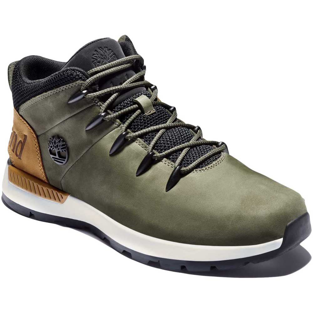 TIMBERLAND SPRINT TREKKER MID - Dark Green Nubuck