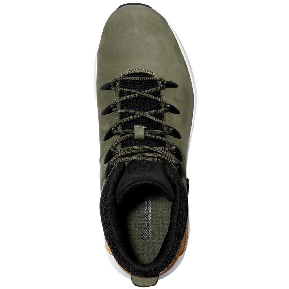 TIMBERLAND SPRINT TREKKER MID - Dark Green Nubuck